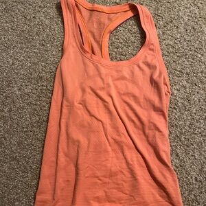 lululemon athletica Orange Tank Top